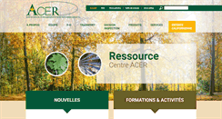 Desktop Screenshot of centreacer.qc.ca